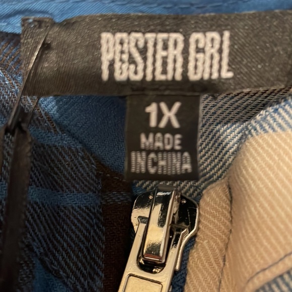 ✨Host Pick✨ Poster Girl Eff Academia Plaid Corset Top NWT - Picture 4 of 4